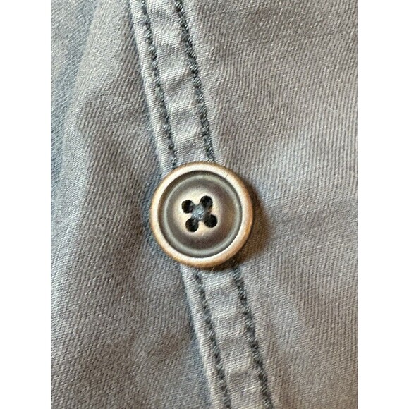 Abercrombie & Fitch Men's Size Large Muscle Button-Up Long Sleeve Shirt Jacket - Picture 11 of 11